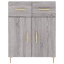 Aparador alto madera contrachapada gris sonoma 69,5x34x180 cm de vidaXL, Aparadores - Ref: Foro24-3200511, Precio: 140,35 €, ...