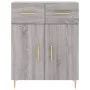 Hohes Sideboard aus sonomagrauem Sperrholz, 69,5 x 34 x 180 cm von vidaXL, Sideboards - Ref: Foro24-3200511, Preis: 138,29 €,...
