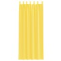 Cortinas de gasa con trabillas 2 uds amarillo 140x260 cm