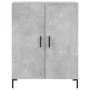 Aparador alto madera contrachapada gris hormigón 69,5x34x180 cm de vidaXL, Aparadores - Ref: Foro24-3189257, Precio: 124,34 €...