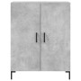 Aparador alto madera contrachapada gris hormigón 69,5x34x180 cm by vidaXL, Sideboards - Ref: Foro24-3189257, Price: 128,22 €,...