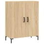 Hohes Sideboard aus eichenfarbenem Sperrholz, 69,5 x 34 x 180 cm von vidaXL, Sideboards - Ref: Foro24-3189256, Preis: 153,04 ...
