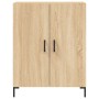 Aparador alto madera contrachapada color roble 69,5x34x180 cm de vidaXL, Aparadores - Ref: Foro24-3189256, Precio: 158,29 €, ...