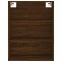 Aparador alto madera contrachapada marrón roble 69,5x34x180 cm by vidaXL, Sideboards - Ref: Foro24-3189260, Price: 137,29 €, ...