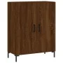 Aparador alto madera contrachapada marrón roble 69,5x34x180 cm by vidaXL, Sideboards - Ref: Foro24-3189260, Price: 137,29 €, ...
