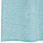 Cortinas de gasa con trabillas 2 uds turquesa 140x260 cm