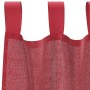 Cortinas de gasa con trabillas 2 uds rojo vino 140x245 cm