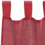 Cortinas de gasa con trabillas 2 uds rojo vino 140x260 cm