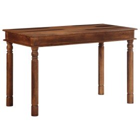 Mesa de comedor madera maciza de acacia 120x60x77 cm