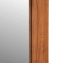 Espejo de pared con cajones madera maciza de acacia 60x33x90 cm