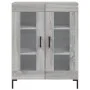 Aparador alto madera contrachapada gris sonoma 69,5x34x180 cm de vidaXL, Aparadores - Ref: Foro24-3189323, Precio: 138,41 €, ...