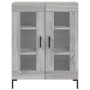 High sideboard sonoma gray plywood 69.5x34x180 cm by vidaXL, Sideboards - Ref: Foro24-3189323, Price: 148,02 €, Discount: %