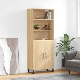 High oak-colored plywood sideboard 69.5x34x180 cm by vidaXL, Sideboards - Ref: Foro24-3189280, Price: 160,03 €, Discount: %
