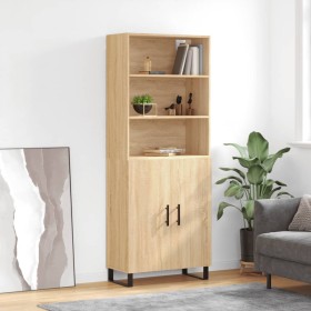 Hohes Sideboard aus eichenfarbenem Sperrholz, 69,5 x 34 x 180 cm von vidaXL, Sideboards - Ref: Foro24-3189280, Preis: 164,74 ...