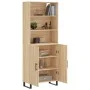 High oak-colored plywood sideboard 69.5x34x180 cm by vidaXL, Sideboards - Ref: Foro24-3189280, Price: 160,80 €, Discount: %