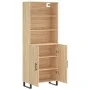 High oak-colored plywood sideboard 69.5x34x180 cm by vidaXL, Sideboards - Ref: Foro24-3189280, Price: 160,80 €, Discount: %