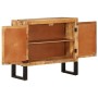 Aparador de madera maciza de mango y metal 80x30x71 cm by vidaXL, Sideboards - Ref: Foro24-355842, Price: 217,59 €, Discount: %