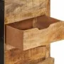 Untreated solid mango wood sideboard 80x30x55 cm by vidaXL, Sideboards - Ref: Foro24-355844, Price: 235,71 €, Discount: %