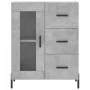 Tall plywood gray concrete sideboard 69.5x34x180 cm by vidaXL, Sideboards - Ref: Foro24-3189521, Price: 152,06 €, Discount: %