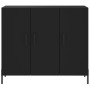 Black engineered wood sideboard 90x34x80 cm by vidaXL, Sideboards - Ref: Foro24-828117, Price: 113,41 €, Discount: %