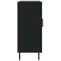 Black engineered wood sideboard 90x34x80 cm by vidaXL, Sideboards - Ref: Foro24-828117, Price: 115,34 €, Discount: %