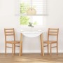 Sillas de comedor 2 unidades madera maciza de caucho
