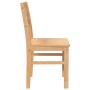 Sillas de comedor 2 unidades madera maciza de caucho