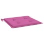 Cojines de silla de jardín 6 uds tela rosa 40x40x3 cm de vidaXL, Cojines para sillas y sofás - Ref: Foro24-361028, Precio: 54...