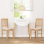 Sillas de comedor con cojines 2 uds madera maciza caucho