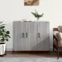 Engineered wood sideboard in Sonoma grey, 90x34x80 cm. by vidaXL, Sideboards - Ref: Foro24-828122, Price: 85,57 €, Discount: %