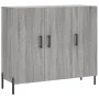 Engineered wood sideboard in Sonoma grey, 90x34x80 cm. by vidaXL, Sideboards - Ref: Foro24-828122, Price: 85,57 €, Discount: %
