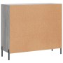 Aparador de madera de ingeniería gris Sonoma 90x34x80 cm de vidaXL, Aparadores - Ref: Foro24-828122, Precio: 86,60 €, Descuen...