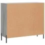 Engineered wood sideboard in Sonoma grey, 90x34x80 cm. by vidaXL, Sideboards - Ref: Foro24-828122, Price: 85,57 €, Discount: %