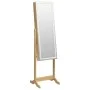 Standing mirror with jewelry box and LED lights by vidaXL, Mirrors - Ref: Foro24-353264, Price: 137,49 €, Discount: %