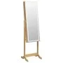 Standing mirror with jewelry box and LED lights by vidaXL, Mirrors - Ref: Foro24-353264, Price: 137,49 €, Discount: %