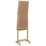 Standing mirror with jewelry box and LED lights by vidaXL, Mirrors - Ref: Foro24-353264, Price: 137,49 €, Discount: %