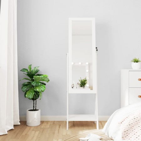 Floor mirror with jewelry cabinet and white LED lights by vidaXL, Mirrors - Ref: Foro24-353265, Price: 141,29 €, Discount: %