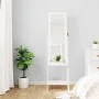 Standspiegel mit Schmuckschatulle und weißen LED-Leuchten von vidaXL, Spiegel - Ref: Foro24-353265, Preis: 138,87 €, Rabatt: %