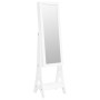Floor mirror with jewelry cabinet and white LED lights by vidaXL, Mirrors - Ref: Foro24-353265, Price: 141,29 €, Discount: %