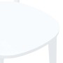 Sillas de comedor 2 unidades madera maciza de caucho blanco