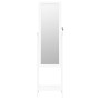 Floor mirror with jewelry cabinet and white LED lights by vidaXL, Mirrors - Ref: Foro24-353265, Price: 141,29 €, Discount: %