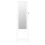 Standspiegel mit Schmuckschatulle und weißen LED-Leuchten von vidaXL, Spiegel - Ref: Foro24-353265, Preis: 138,87 €, Rabatt: %