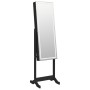 Standing mirror with jewelry box and black LED lights by vidaXL, Mirrors - Ref: Foro24-353263, Price: 129,92 €, Discount: %