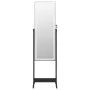 Standing mirror with jewelry box and black LED lights by vidaXL, Mirrors - Ref: Foro24-353263, Price: 127,98 €, Discount: %