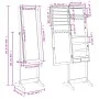 Standspiegel mit Schmuckschatulle und weißen LED-Leuchten von vidaXL, Spiegel - Ref: Foro24-353259, Preis: 142,79 €, Rabatt: %