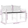 3-teiliges Garten-Esszimmerset aus massivem Teakholz von vidaXL, Gartensets - Ref: Foro24-3157943, Preis: 825,29 €, Rabatt: %