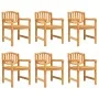 Garten-Essgruppe 7-teilig aus massivem Teakholz von vidaXL, Gartensets - Ref: Foro24-3157932, Preis: 916,79 €, Rabatt: %