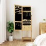 Standing mirror with jewelry box and LED lights by vidaXL, Mirrors - Ref: Foro24-353267, Price: 191,35 €, Discount: %