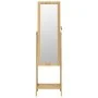Standing mirror with jewelry box and LED lights by vidaXL, Mirrors - Ref: Foro24-353267, Price: 187,03 €, Discount: %