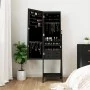 Standspiegel mit Schmuckschatulle und schwarzen LED-Leuchten von vidaXL, Spiegel - Ref: Foro24-353266, Preis: 122,03 €, Rabat...